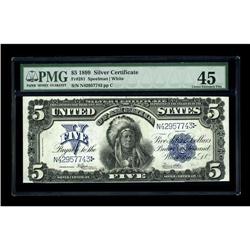 Fr. 281 $5 1899 Silver Certificate PMG Choice Extremely 