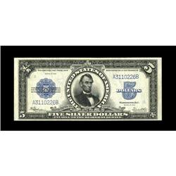 Fr. 282 $5 1923 Silver Certificate Extremely Fine. 