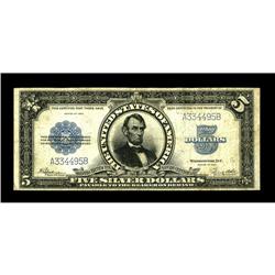 Fr. 282 $5 1923 Silver Certificate Fine. This Porthole 