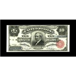 Fr. 299 $10 1891 Silver Certificate Extremely Fine-Abou 