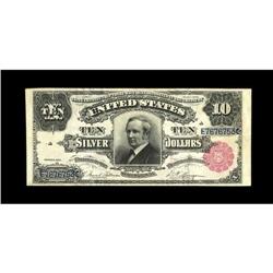 Fr. 299 $10 1891 Silver Certificate Very Fine. This Tom 