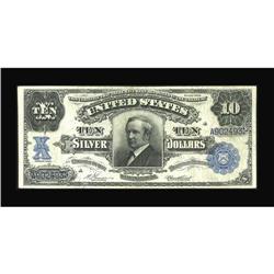 Fr. 302 $10 1908 Silver Certificate Very Fine. This bri 