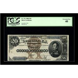 Fr. 311 $20 1880 Silver Certificate PCGS Extremely Fine 