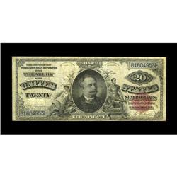 Fr. 316 $20 1886 Silver Certificate Fine. Four of the t 