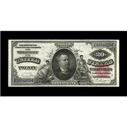 Fr. 318 $20 1891 Silver Certificate Extremely Fine. Thr 