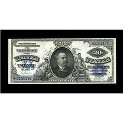 Fr. 321 $20 1891 Silver Certificate Very Fine-Extremely 