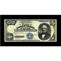 Fr. 335 $50 1891 Silver Certificate Very Fine. Few mid- 