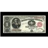 Image 1 : Fr. 349 $1 1890 Treasury Note Very Fine. The few folds 