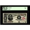 Image 1 : Fr. 350 $1 1891 Treasury Note PCGS Very Fine 35. Super 