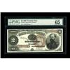 Image 1 : Fr. 353 $2 1890 Treasury Note PMG Gem Uncirculated 65 E 