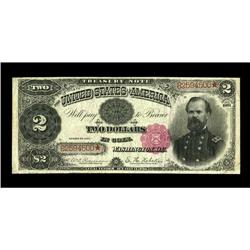 Fr. 356 $2 1891 Treasury Note Fine. This is by far the 