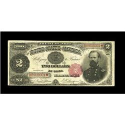 Fr. 357 $2 1891 Treasury Note Fine-Very Fine. Treasury 