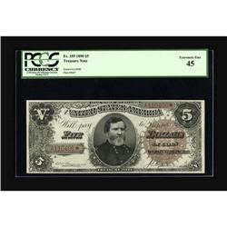 Fr. 359 $5 1890 Treasury Note PCGS Extremely Fine 45. T 