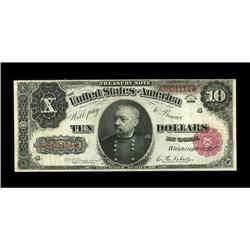 Fr. 368 $10 1890 Treasury Note Fine+. A solid, problem- 