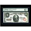 Image 1 : Fr. 369 $10 1891 Treasury Note PMG Net Uncirculated 61. 