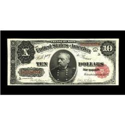 Fr. 371 $10 1891 Treasury Note Very Fine. This note was 