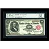 Image 1 : Fr. 374 $20 1890 Treasury Note PMG Gem Uncirculated 65. 