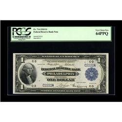 Fr. 714 $1 1918 Federal Reserve Bank Note PCGS Very Cho 