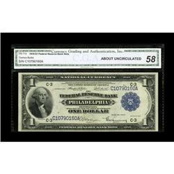 Fr. 715 $1 1918 Federal Reserve Bank Note CGA About Unc 