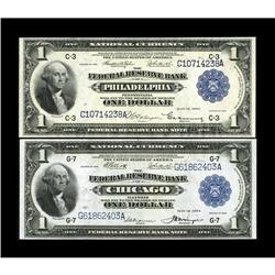 Fr. 715 $1 1918 Federal Reserve Bank Note About New, Fr 