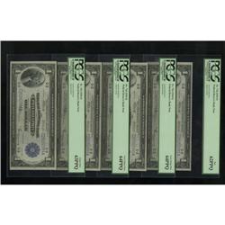 Fr. 716 $1 1918 Federal Reserve Bank Note Cut Sheet of 