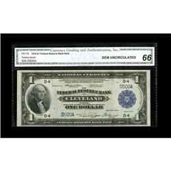 Fr. 718 $1 1918 Federal Reserve Bank Note CGA Gem Uncir 