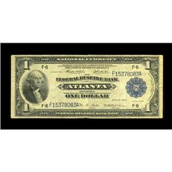 Fr. 725 $1 1918 Federal Reserve Bank Note Fine. This no 