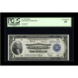 Fr. 736 $1 1918 Federal Reserve Bank Note PCGS Extremel 