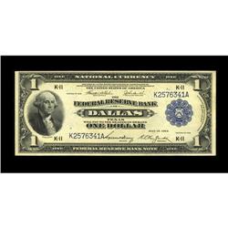 Fr. 740 $1 1918 Federal Reserve Bank Note About New. A 