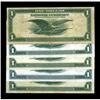 Image 2 : Fr. 743 (2), Fr. 744, Fr. 745, Fr. 746 $1 1918 Federal 
