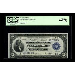 Fr. 751 $2 1918 Federal Reserve Bank Note PCGS Gem New 