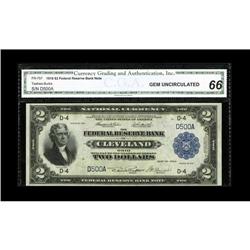 Fr. 757 $2 1918 Federal Reserve Bank Note CGA Gem Uncir 
