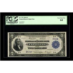 Fr. 757 $2 1918 Federal Reserve Bank Note PCGS Very Cho 