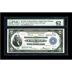 Fr. 767 $2 1918 Federal Reserve Bank Note PMG Uncircula 