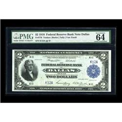 Fr. 776 $2 1918 Federal Reserve Bank Note PMG Choice Un 
