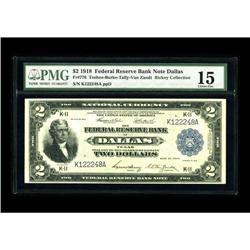Fr. 776 $2 1918 Federal Reserve Bank Note PMG Choice Fi 