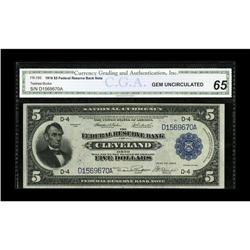 Fr. 785 $5 1918 Federal Reserve Bank Note CGA Gem Uncir 