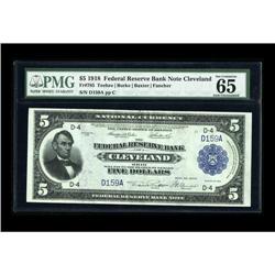 Fr. 785 $5 1918 Federal Reserve Bank Note PMG Gem Uncir 