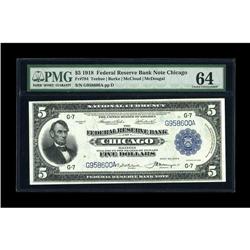 Fr. 794 $5 1918 Federal Reserve Bank Note PMG Choice Un 