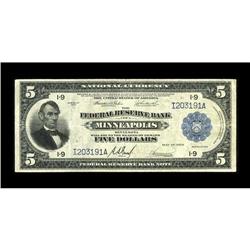 Fr. 799 $5 1918 Federal Reserve Bank Note Fine. This co 