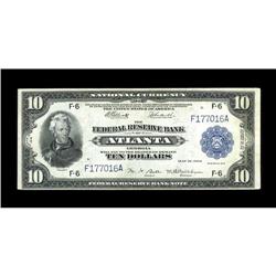 Fr. 812 $10 1918 Federal Reserve Bank Note Very Fine-Ex 