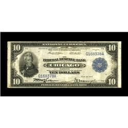 Fr. 813 $10 1915 Federal Reserve Bank Note Fine. This i 
