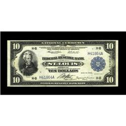 Fr. 815 $10 1918 Federal Reserve Bank Note Extremely Fi 