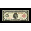 Image 1 : Fr. 833b $5 1914 Red Seal Federal Reserve Note Fine. He 