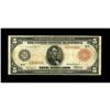 Image 1 : Fr. 839a $5 1914 Red Seal Federal Reserve Note Very Goo 