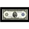 Image 1 : Fr. 855a $5 1914 Federal Reserve Note About New. A hori 