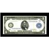 Image 1 : Fr. 863a $5 1914 Federal Reserve Note Choice About New. 