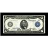 Image 1 : Fr. 872 $5 1914 Federal Reserve Note Choice About New. 