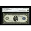 Image 1 : Fr. 879a $5 1914 Federal Reserve Note CGA Choice Uncirc 
