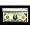 Image 1 : Fr. 893a $10 1914 Red Seal Federal Reserve Note CGA Ver 